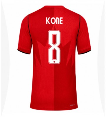 Kanada Ismael Kone #8 Hemmatröja Dam VM 2026 Kortärmad
